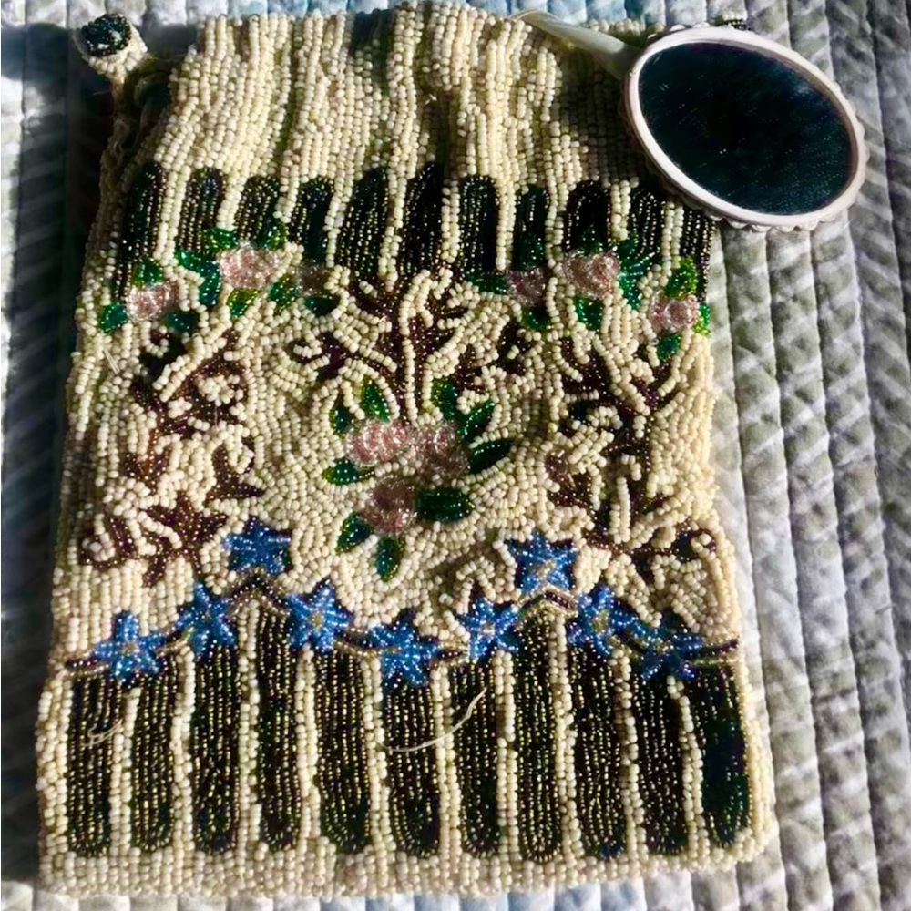 Beaded evening bag